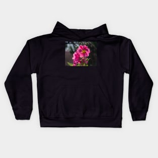 Pink Taos Hollyhock by Debra Martz Kids Hoodie